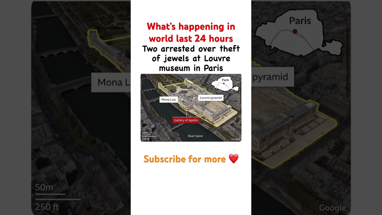 Two arrested over theft of jewels at Louvre museum in Paris 