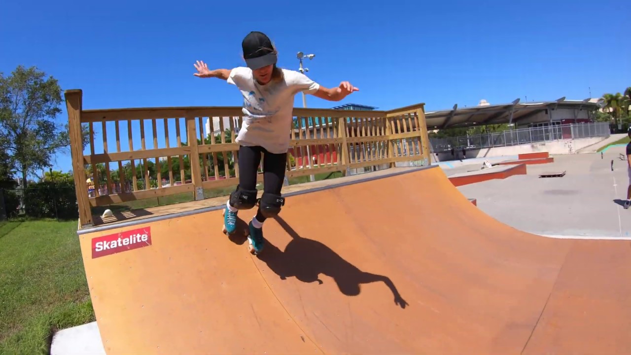 How to half cab on roller skates!