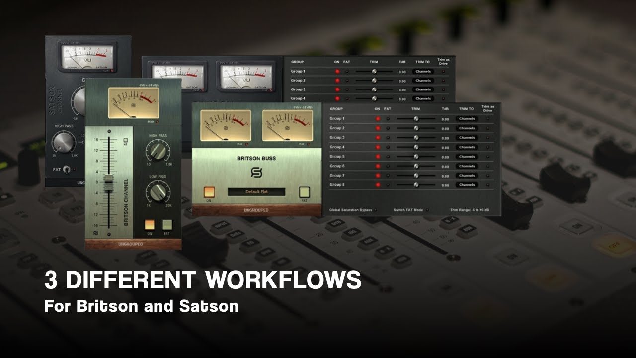 Britson and Satson: 3 Different Workflows - Sonimus