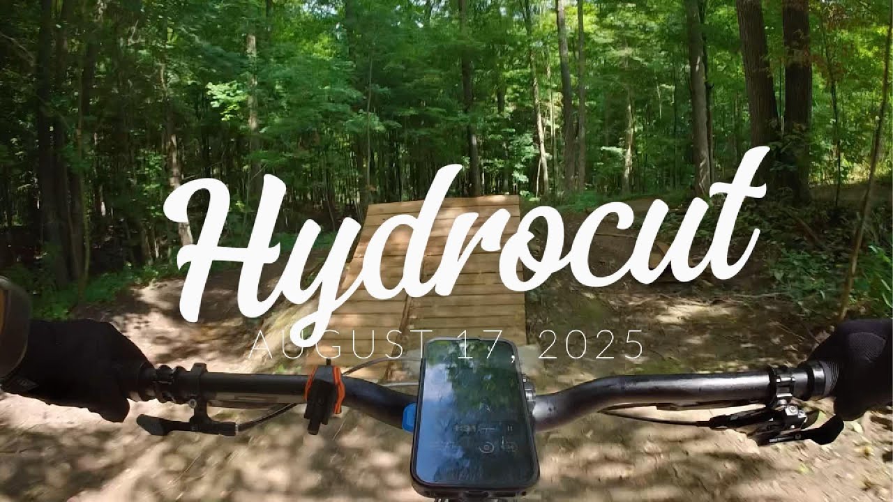 Mountain Biking at the Hydrocut - Kitchener, ON August 17, 2025
