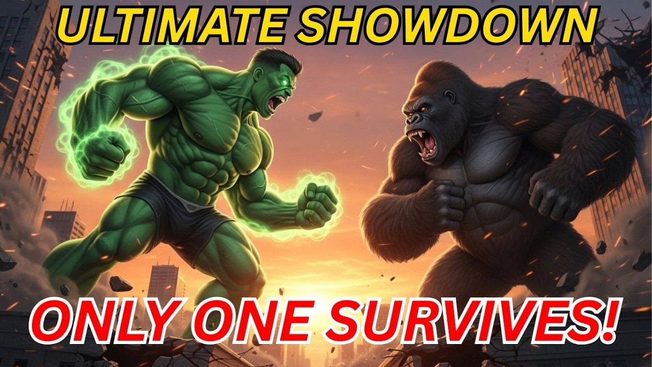Hulk vs King Kong: Ultimate Strength Showdown – Who Really Wins the Titan Battle? 🔥🔥🔥