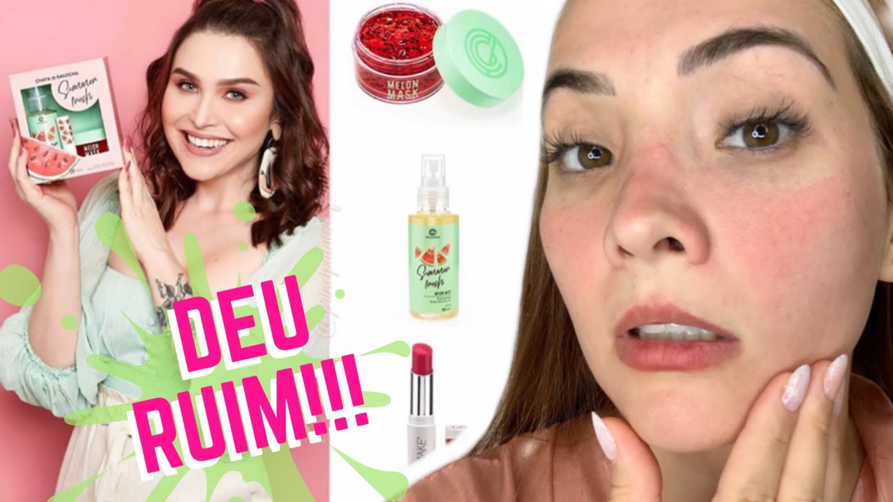 TESTEI OS PRODUTOS SUMMER FRESH DA CHATA DE GALOCHA e deu RUIM