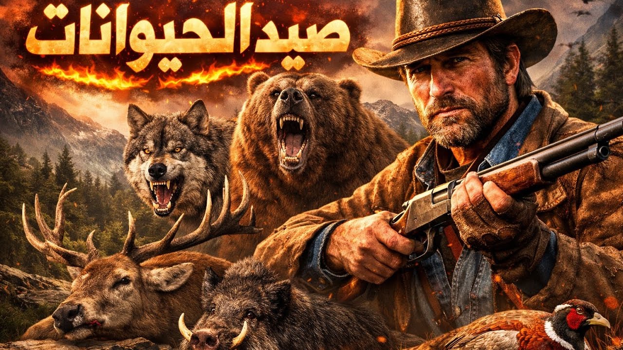 😱 صيد الحيوانات النادرة في ريد ديد 2 🦌🐺 | ما كنت أتوقع هذا!