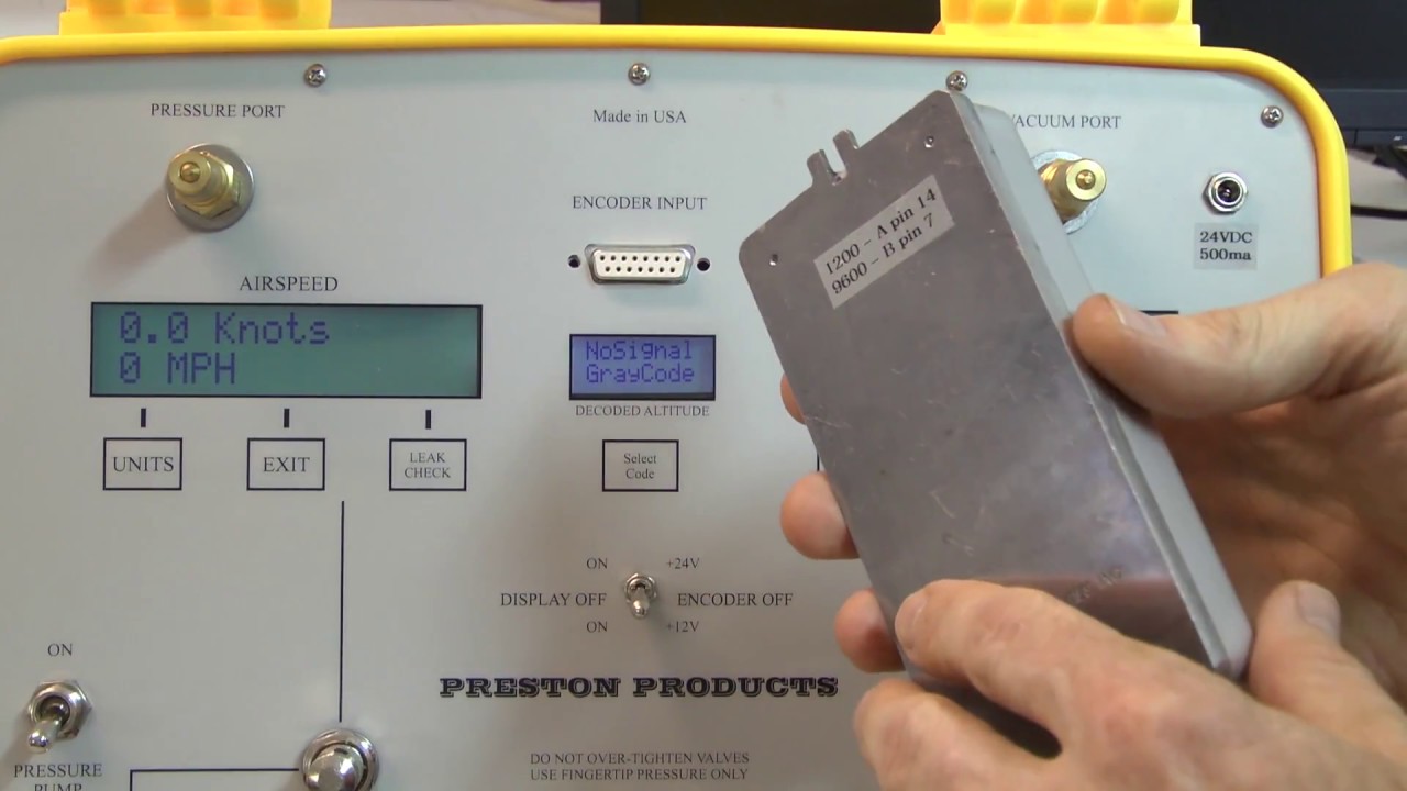 PS-525 Encoder Display and Function