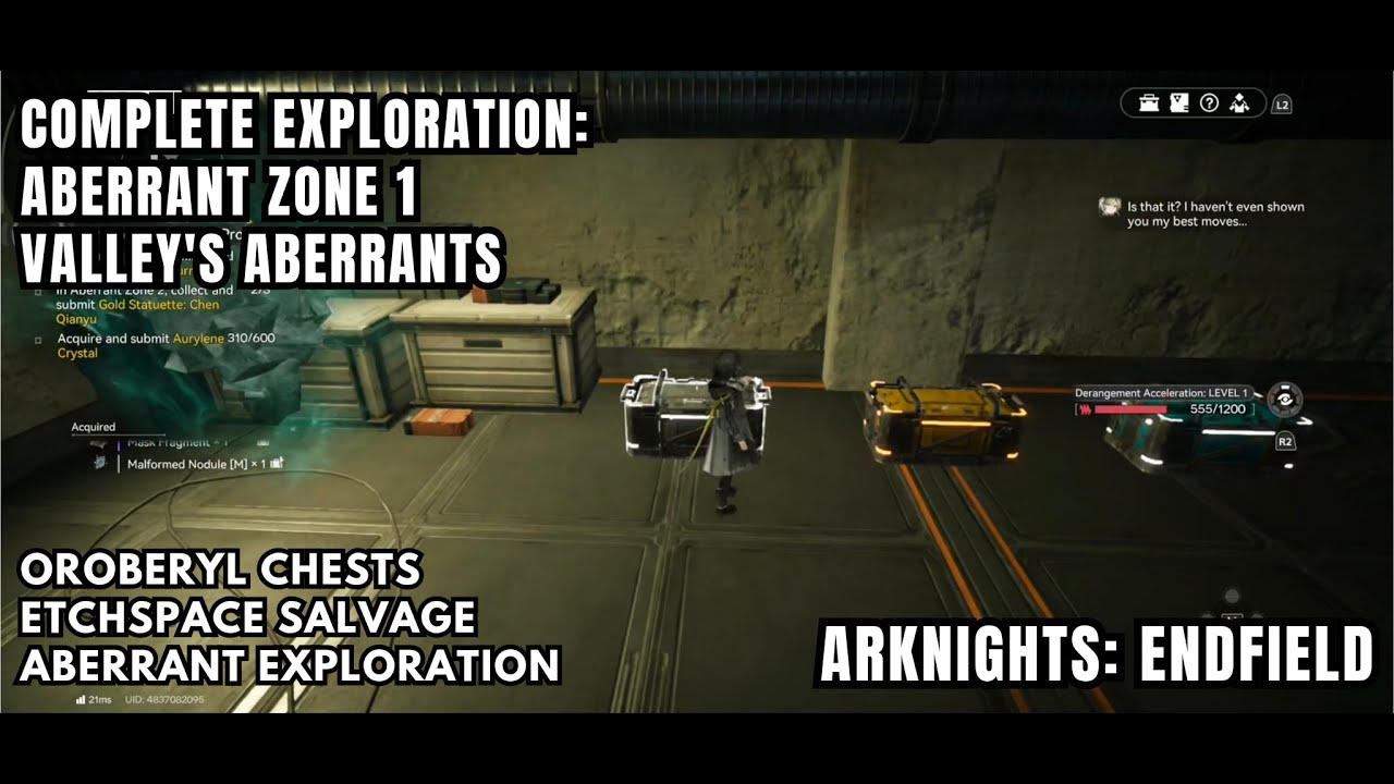 [Arknights: Endfield Exploration] Aberrant Zone 1 - Valley's Aberrants All Oroberyl Chests Location
