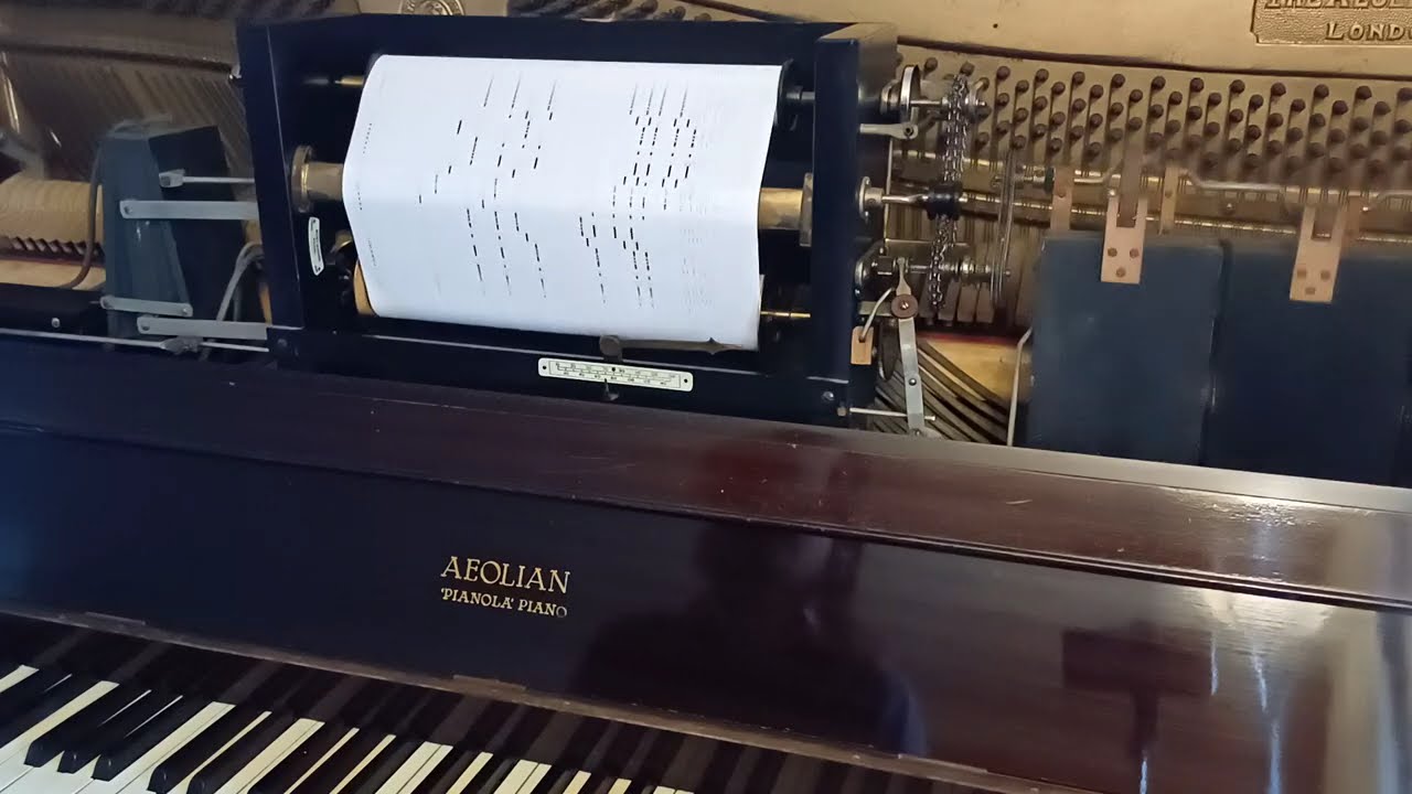 Battle Hymn Of The Republic played on a 1920s Aeolian pianola (player piano)