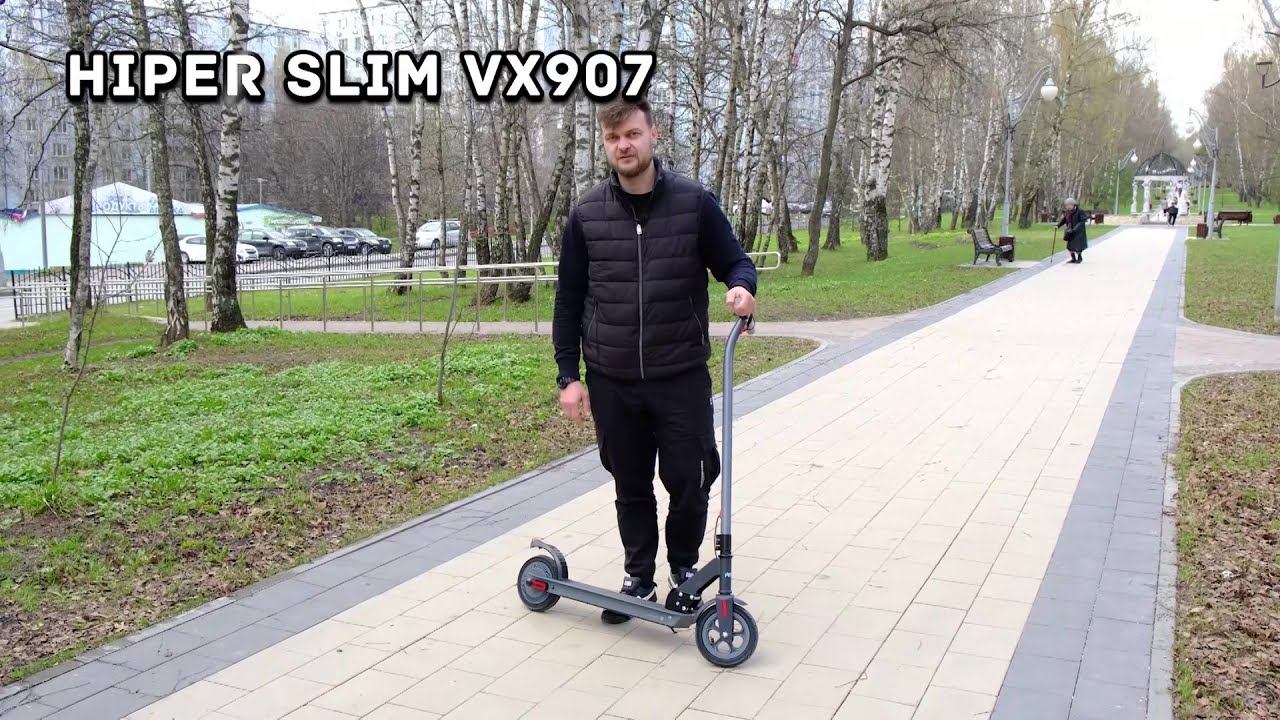 Обзор на электросамокат HIPER Slim VX907 Gray (2022)