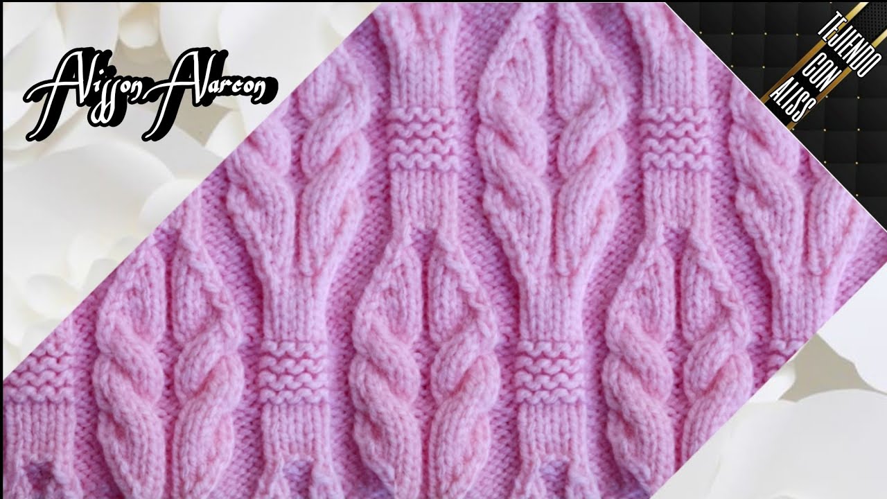 #618 - TEJIDO A DOS AGUJAS / knitting patterns / Alisson . A
