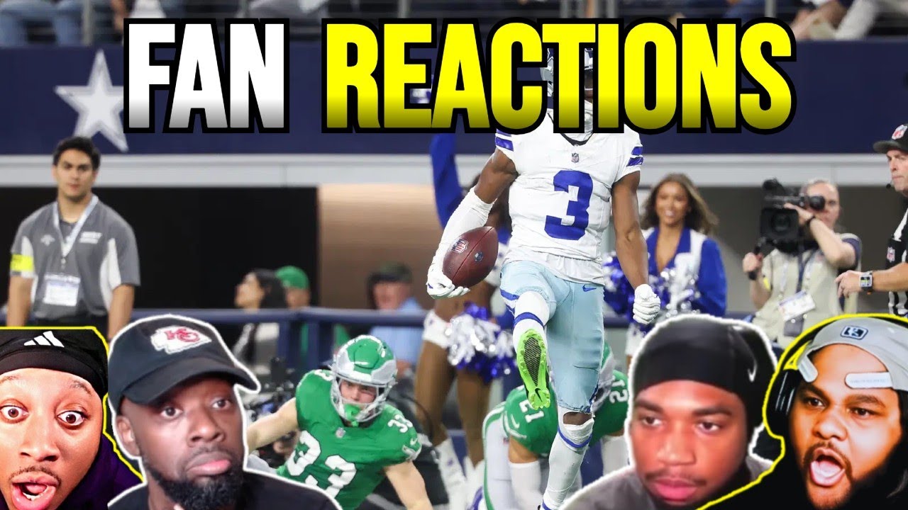 Fans React To Eagles vs Cowboys Game Highlights | NFL 2025 Season Week 12