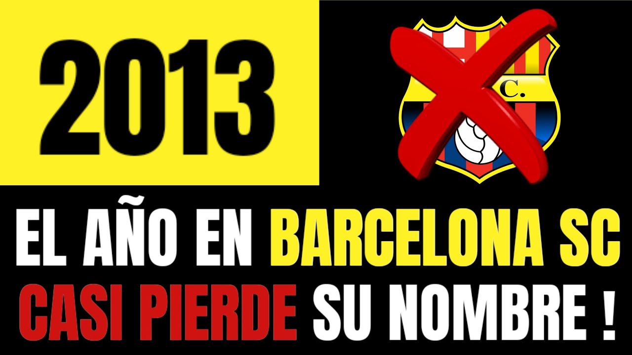 ​El año que BARCELONA DE ESPAÑA intentó 
