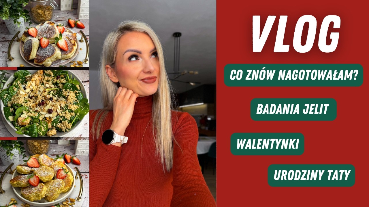 Vlog: Tłusty czwartek bez pączków: pampuchy + wersja bezglutenowa, ciasto sałatka i trochę różności🍰