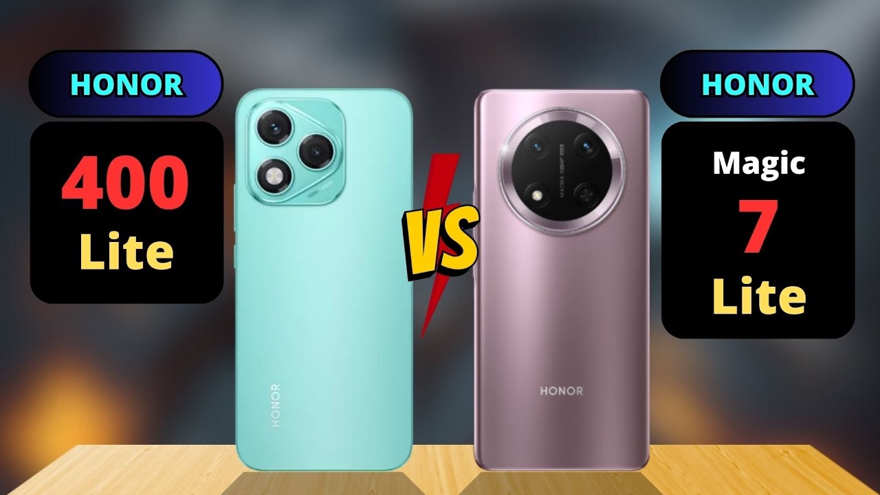 Honor 400 Lite vs Honor Magic 7 Lite Comparison
