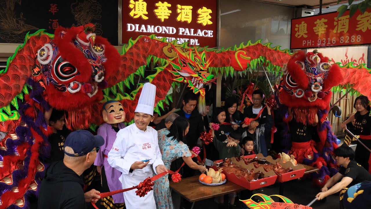 CYSM Lion & Dragon Dance Performance at the Official Opening of Diamond Palace 20th April 2024