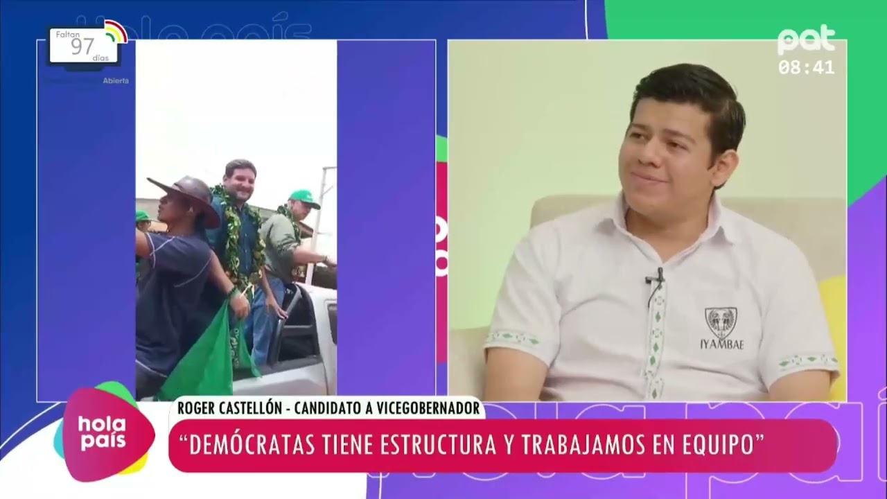 Roger Castellón plantea estructura, equipo, proyectos para Santa Cruz