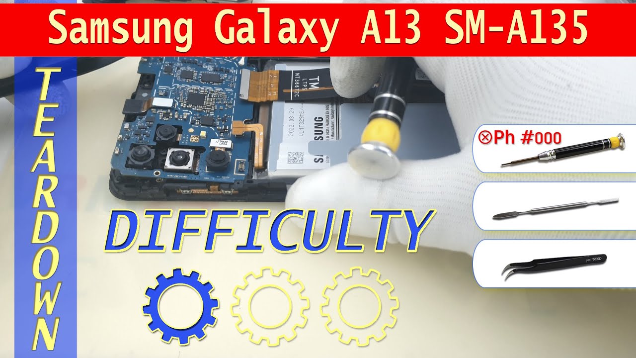 Samsung Galaxy A13 SM-A135 📱 Teardown Take apart Tutorial
