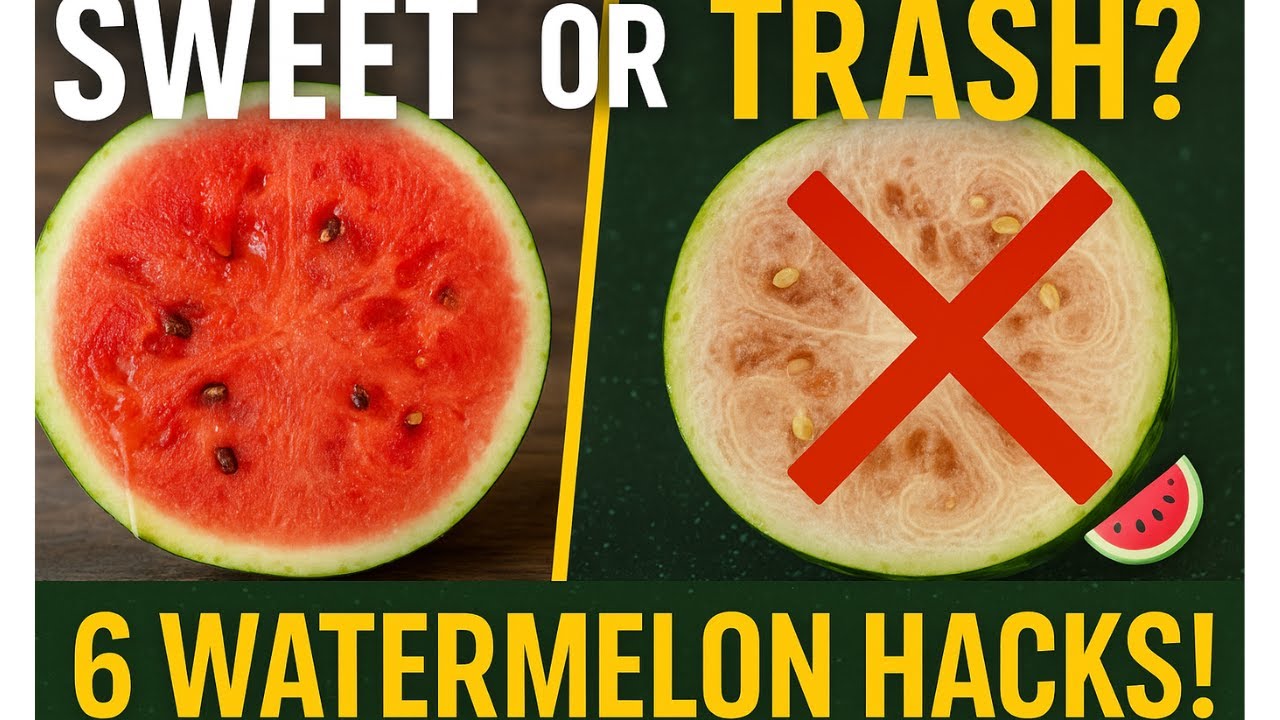 Never Pick A Bad Watermelon Again! 6 Genius Hacks You Didn't Know