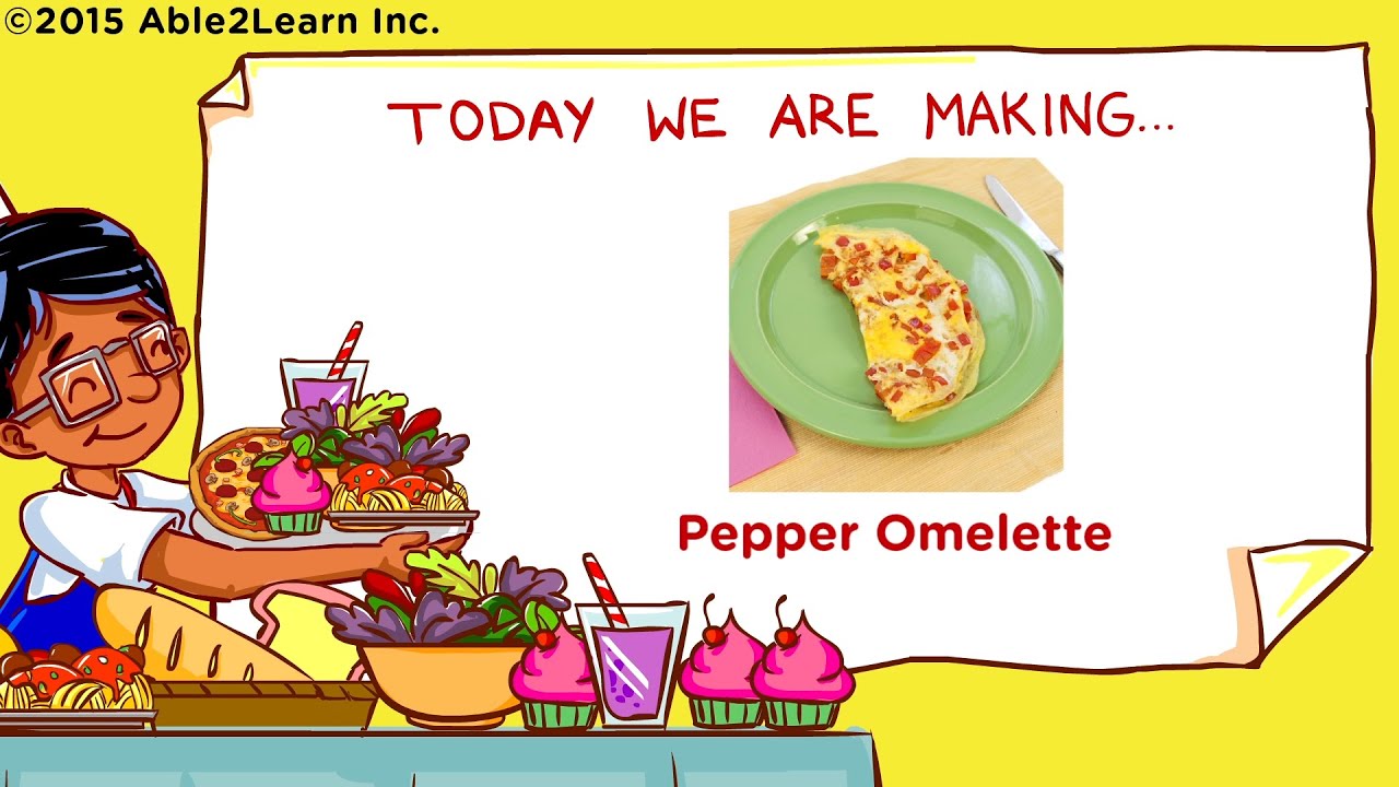 Let's Cook! Life Skills - Kids with Autism - Pepper Omelette (Level 3)