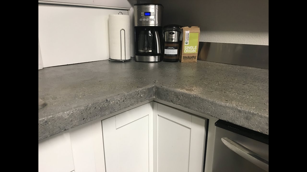 How To Build A Concrete Countertop Part 3 - Wet Sanding & Polishing