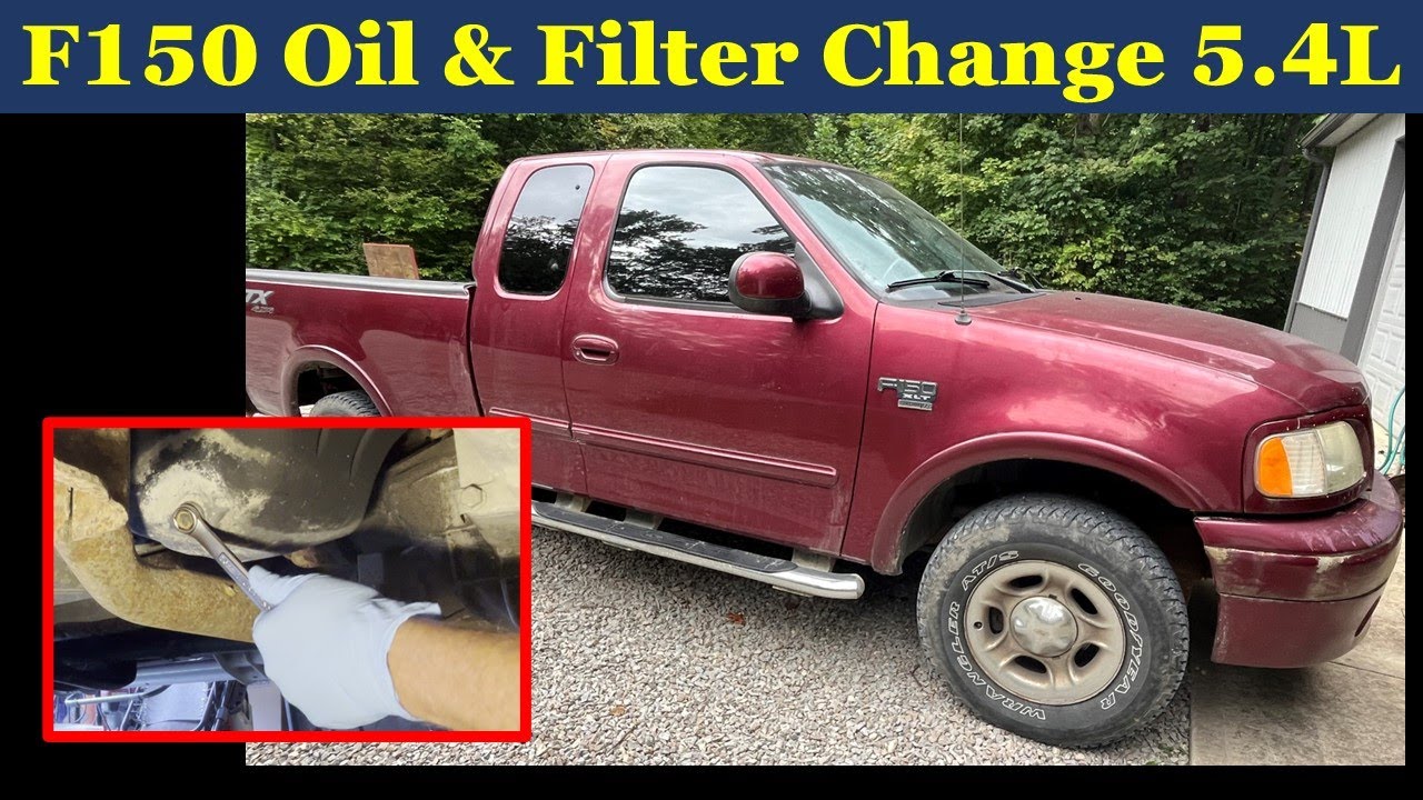 Ford F150 Oil & Filter Change 5.4L V8 1997 - 2004. Easy DIY Job.