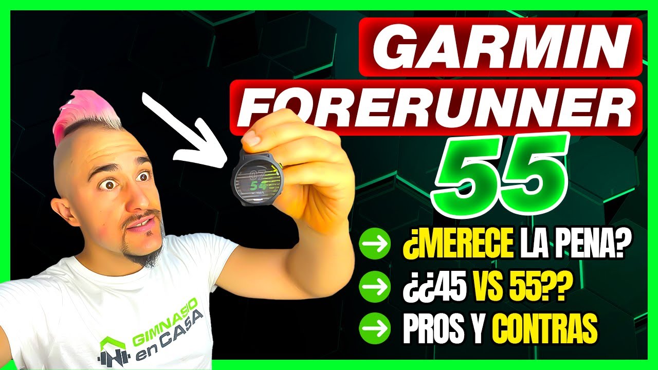 Garmin Forerunner 55: Review y Opiniones DESPUÉS de probarlo