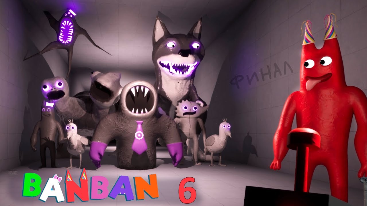 БАНБАН 6 - конец этой части 😱 продолжение истории garden of banban
