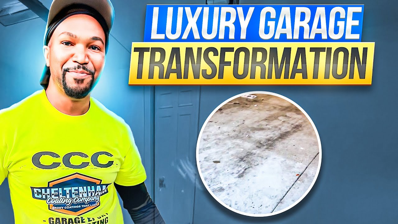Luxury Garage Makeover | Shoreline Flake Polyurea + Polyaspartic Floor System (Full Broadcast)