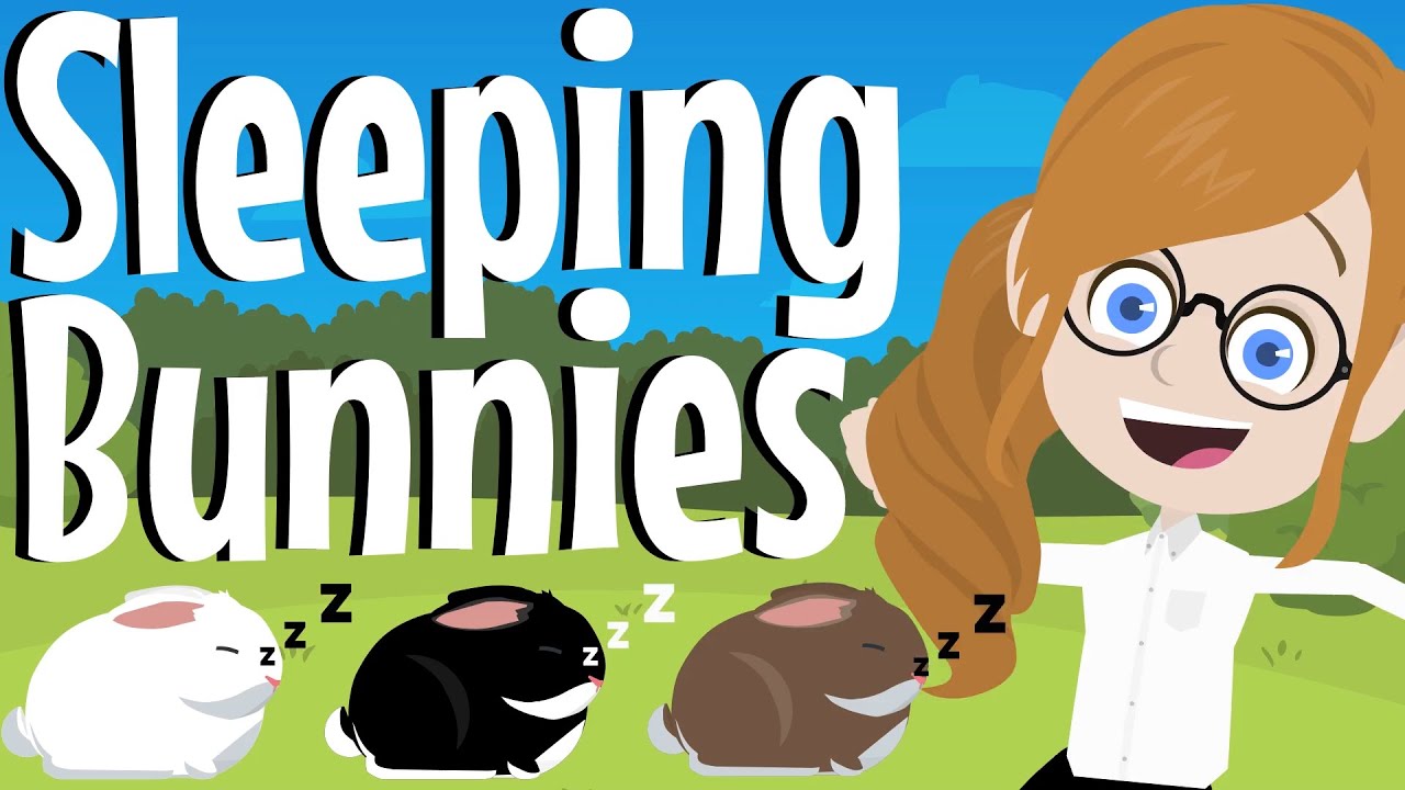 Sleeping Bunnies | Nursery Rhymes for Kids | Action Song | Hop Hop Hop | Sing A Long