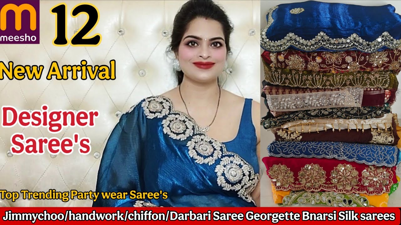 🌸Meesho wedding wear Saree Collection#meeshofinds #saree #festivesaree