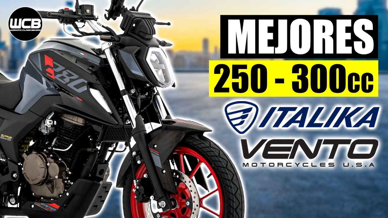 Top 7 MOTOS ITALIKA y VENTO 250cc y 300cc | 2025