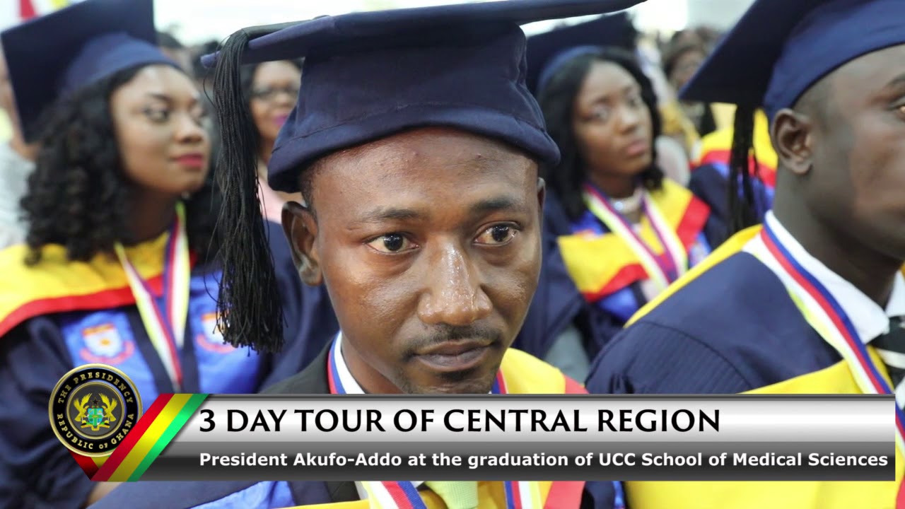 President Akufo-Addo at the Graduation of UCC School of Medial Sciences