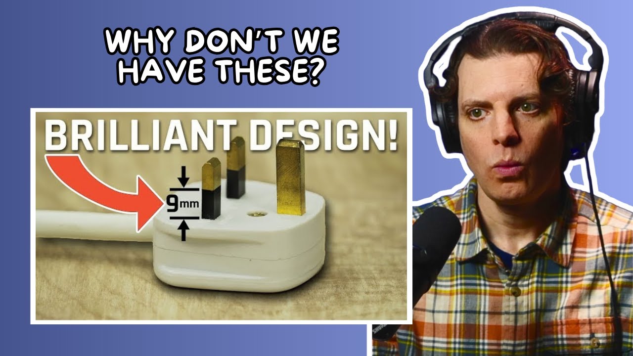 American Reacts to British Plugs!