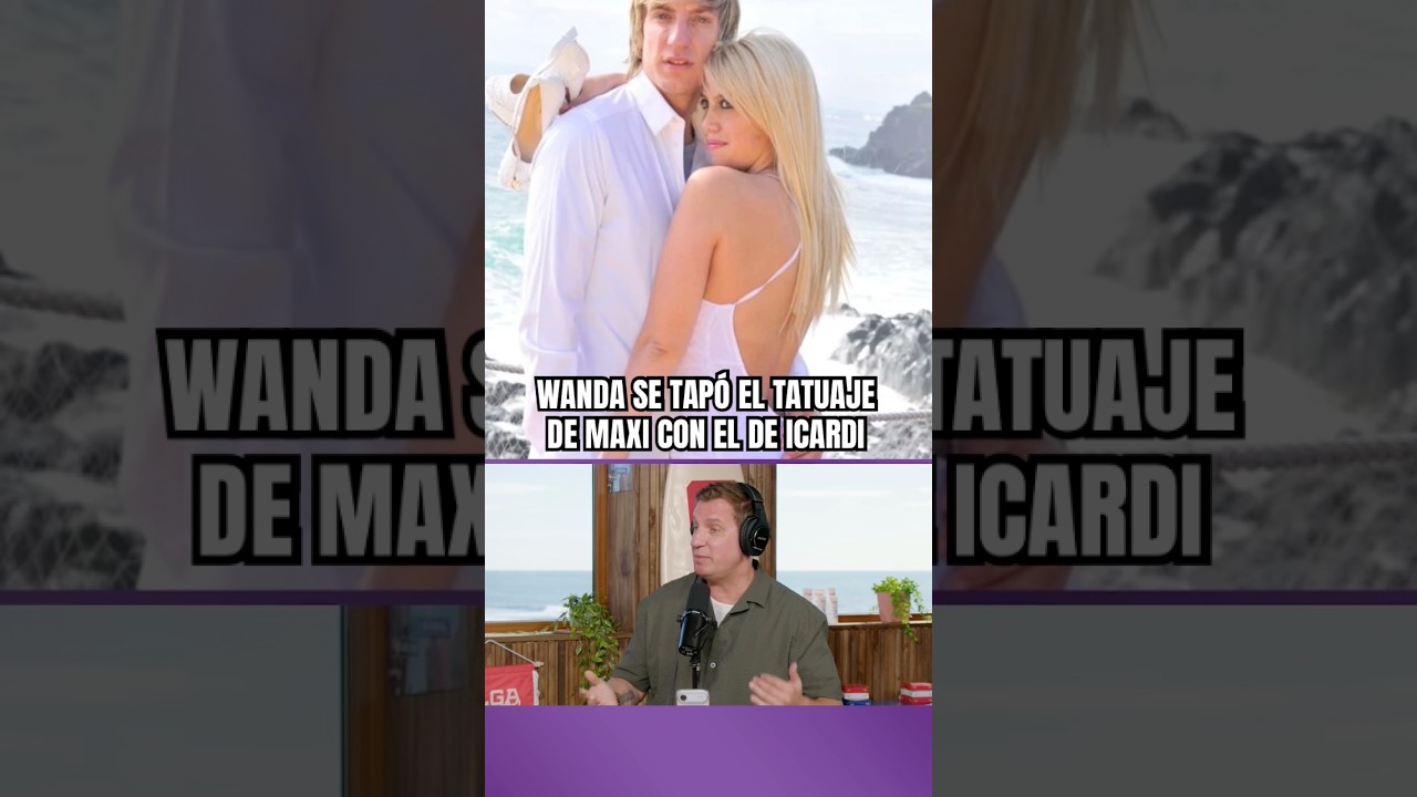 MAXI EXPUSO EL TATUAJE DE WANDA