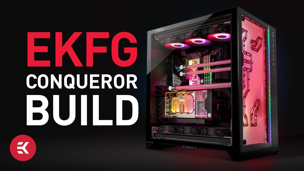 Ultimate RTX 3090 Watercooled Gaming PC 2022 build - EK Fluid Gaming Conqueror 🚀