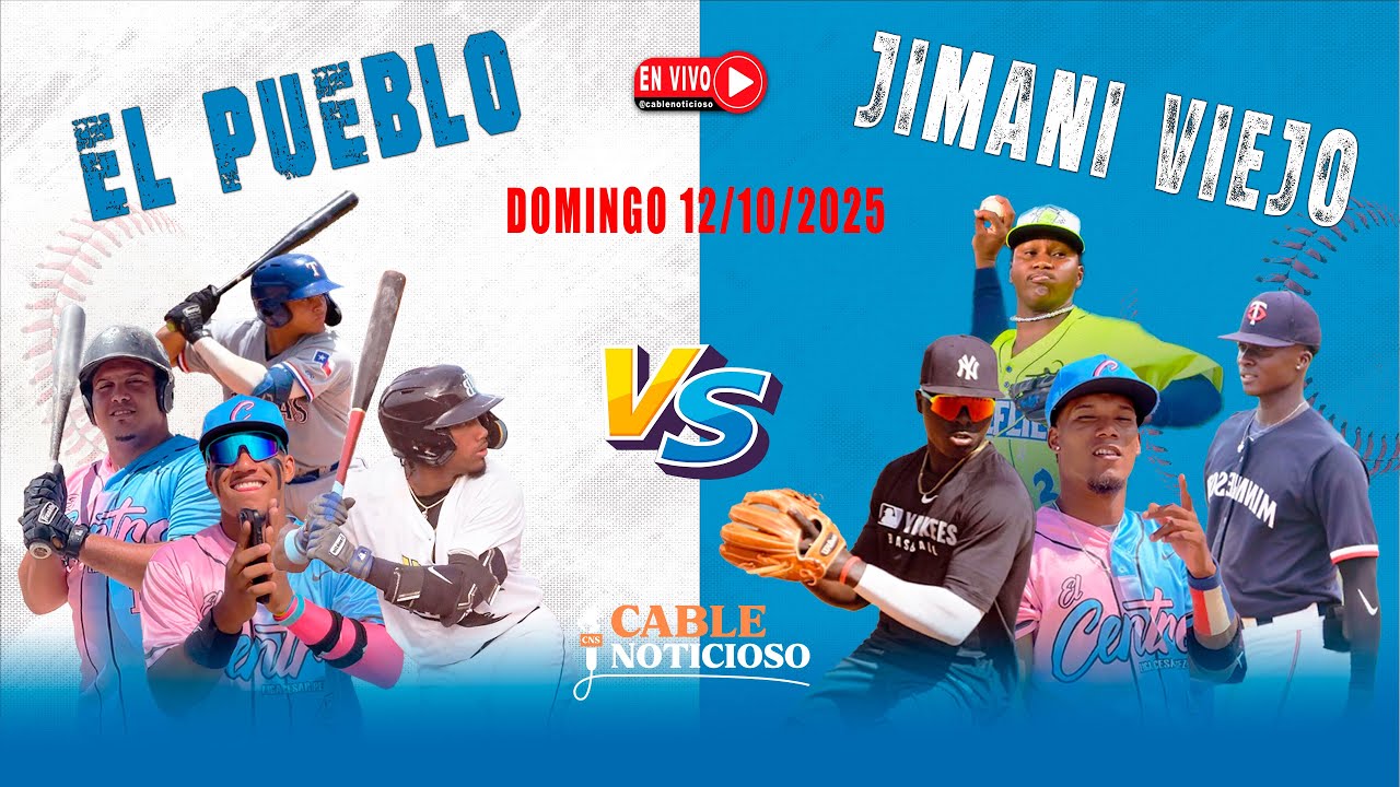 EL PUEBLO VS JIMAN&Iacute; VIEJO |  DOMINGO 12/10/2025
