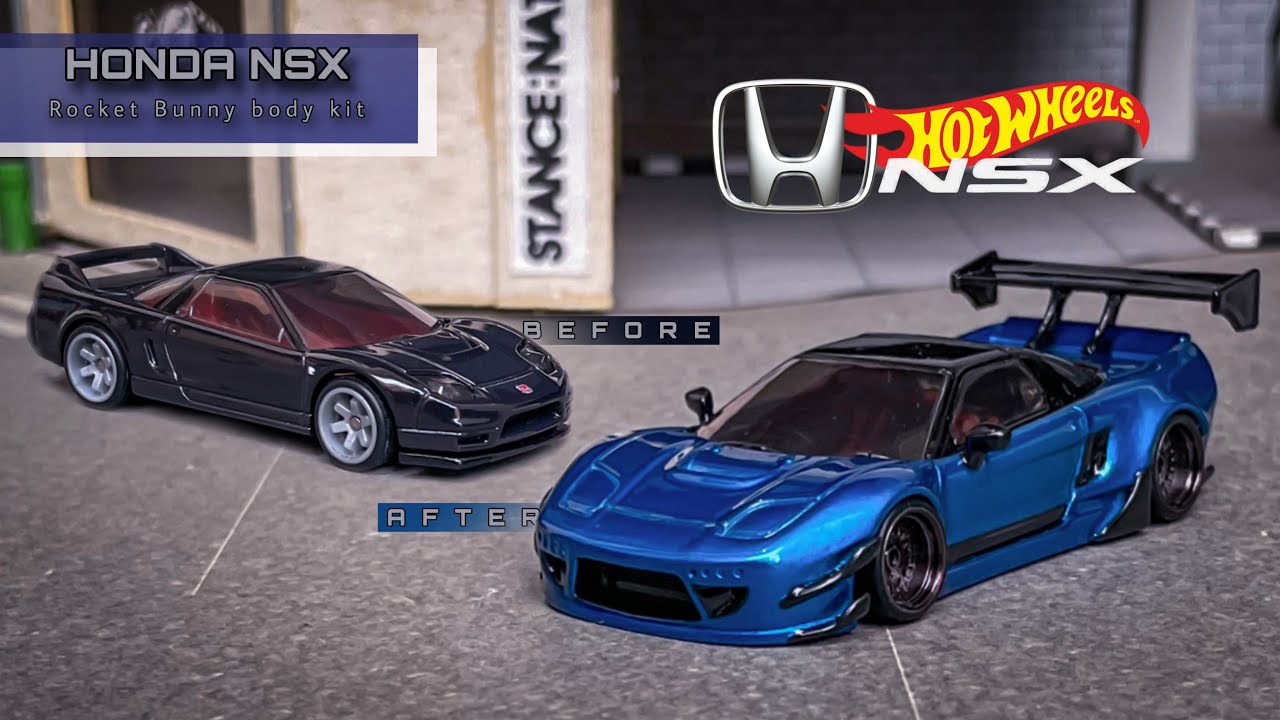 HONDA NSX HOT WHEELS CUSTOM || Rocket Bunny body kit