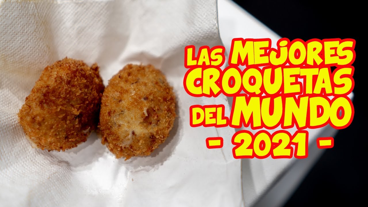 Eligiendo la MEJOR CROQUETA de JAMÓN IBÉRICO del MUNDO 2021 - me comí TODAS!