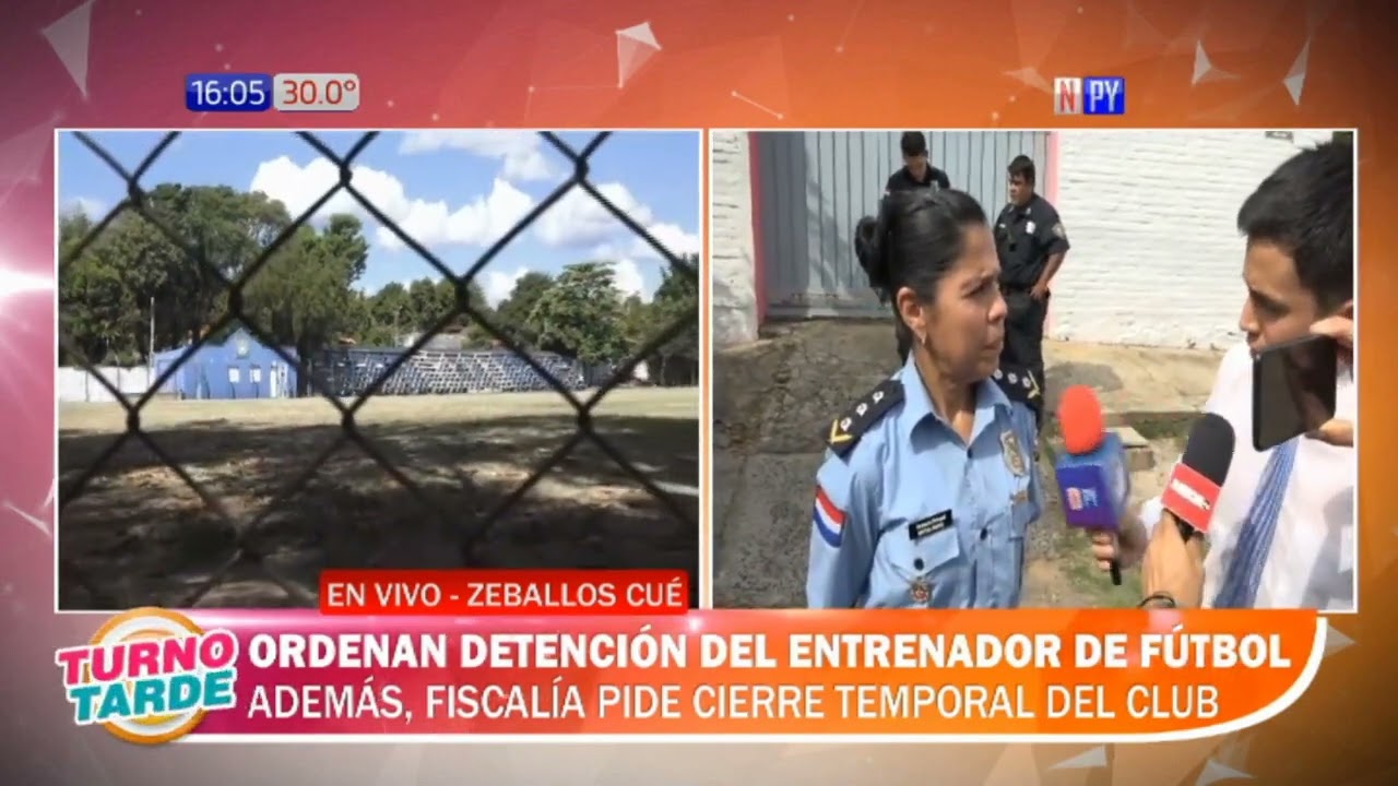 Ordenan detención de entrenador de fútbol que habría abusado de un joven de 16 años