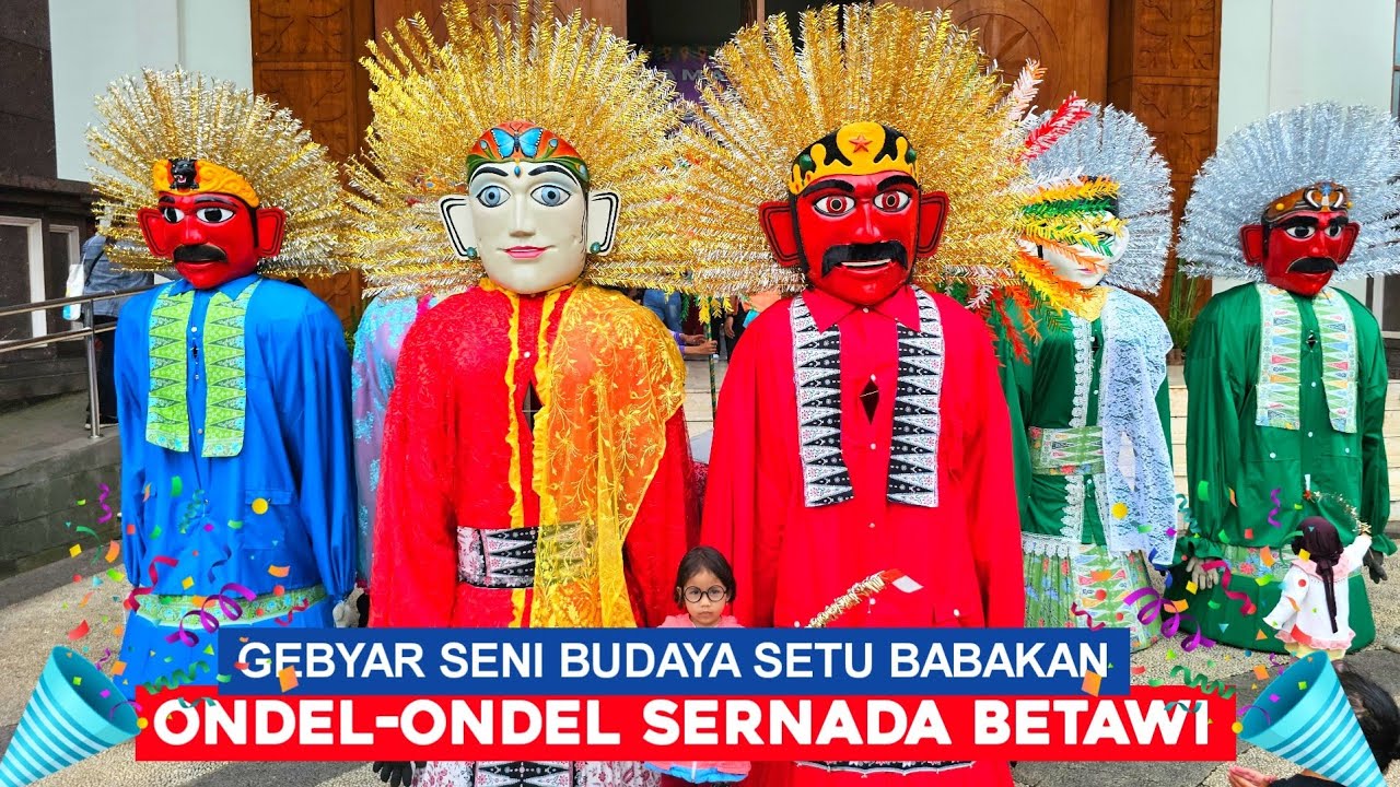 Gebyar Seni Budaya Setu Babakan ondel ondel betawi sanggar sernada betawi