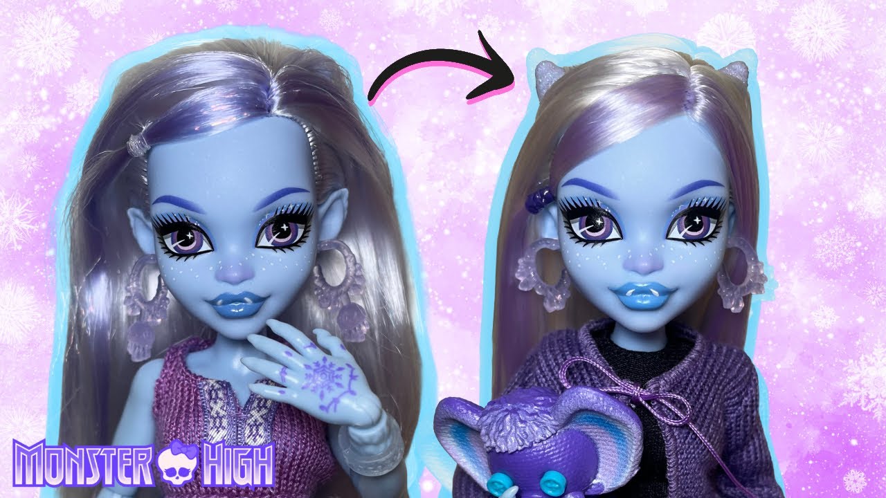 НОВАЯ кукла Monster High Self-Scare Secrets ABBEY BOMINABLE: распаковка и переустановка! ❄️