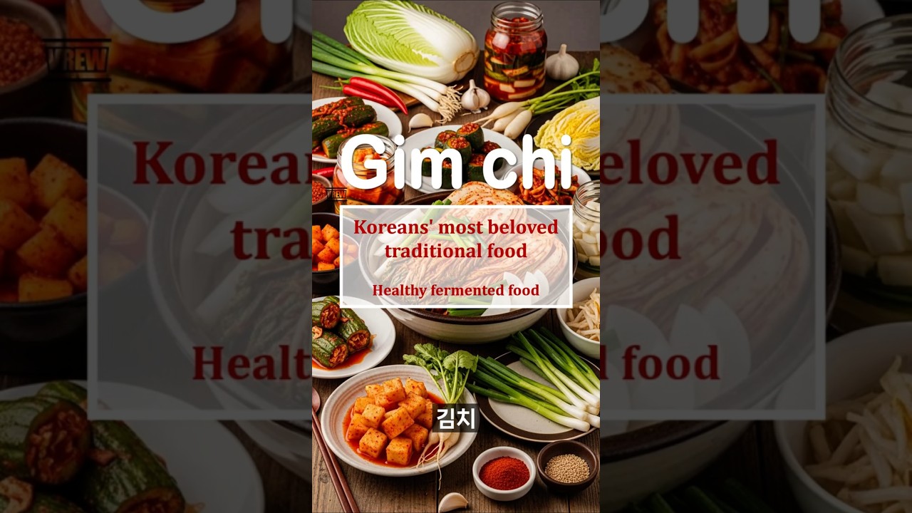 한국 김치 종류 Korean traditional food for foreigners - Gim chi #Korean food #Gimchi #Food ingredients