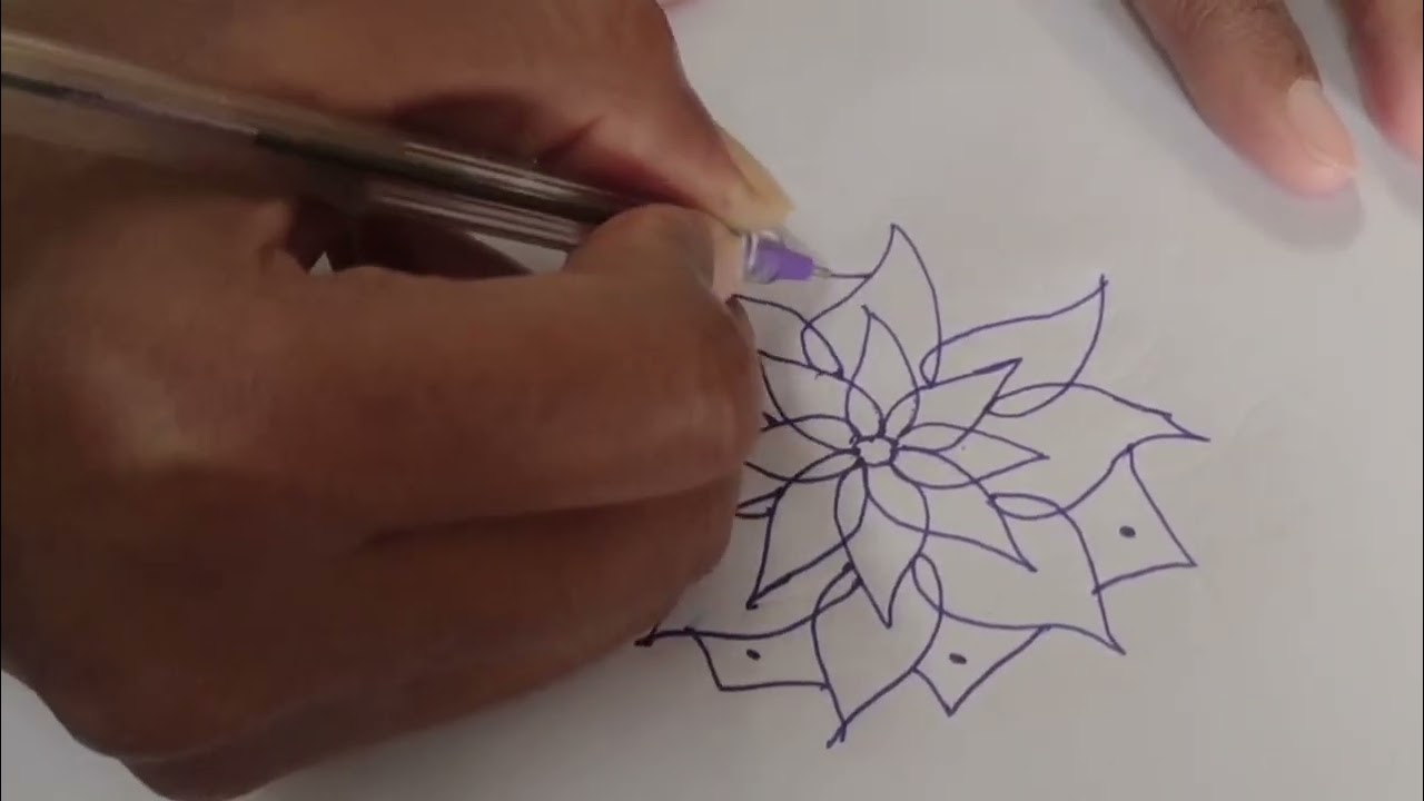 Beautiful Mandala Art 🎨 | Easy Floral Design with Colours #mandalaart#mandaladesign#mandaladrawing