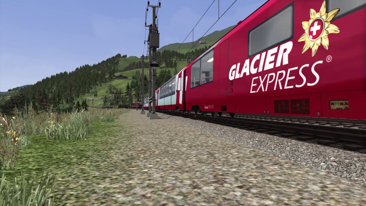 Surselva line: Rabius-Surrein to Sumtvg-Cumparadials on a freight train