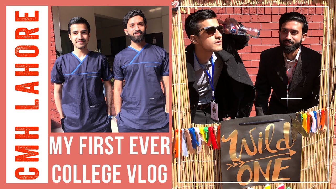 FIRST COLLEGE VLOG - Life at CMH Lahore Medical College - Ali Nadeem ft. Hassan Sohail