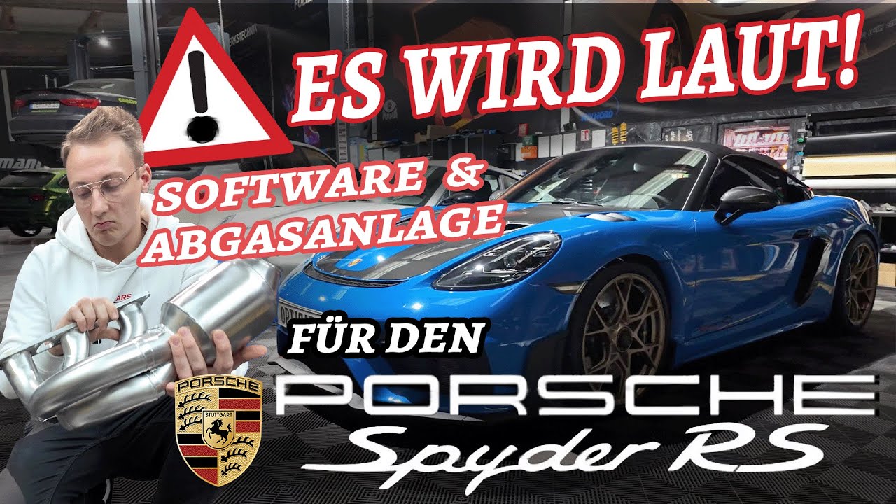 OPTICARS | PORSCHE SPYDER RS ABGASANLAGE | PP PERFORMANCE STAGE 2 | BESSER ALS GT3 RS & GT4?
