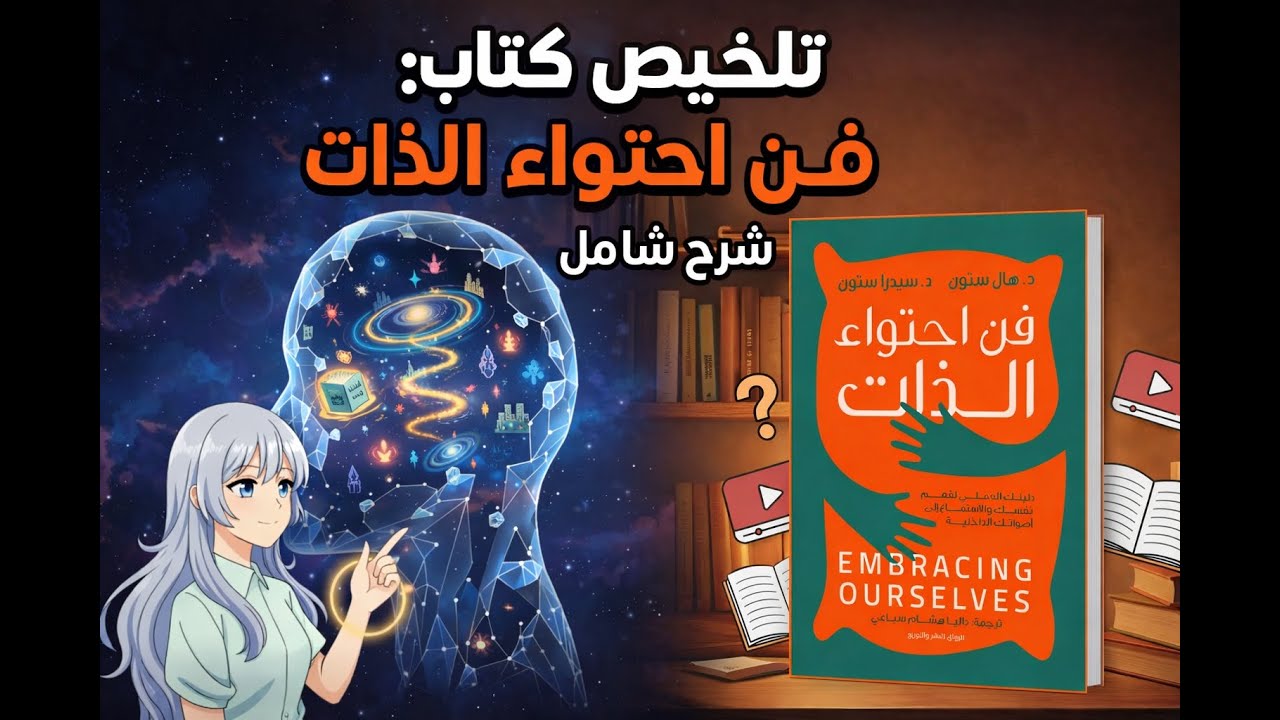حل لغز الصراع الداخلي شرح  كتاب فن احتواء الذات واحد من أفضل خمس كتب في النفس