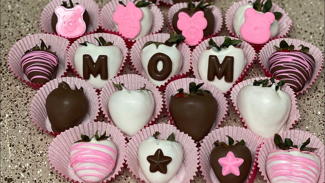 Chocolate Covered Strawberries | DIY Mother’s Day Theme