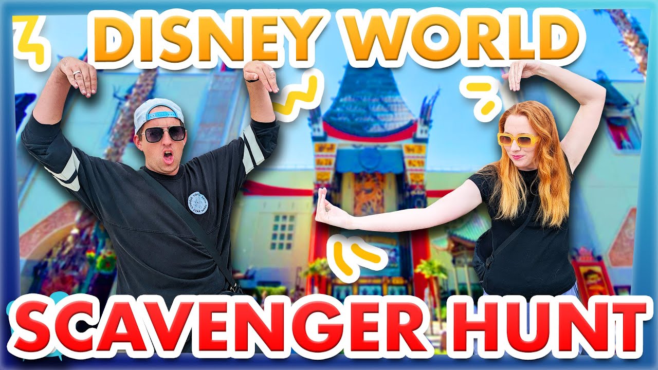 Disney World Scavenger Hunt 4 -- Quincy vs Sage in Hollywood Studios