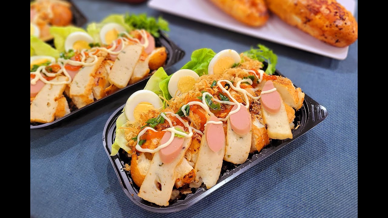 Hướng dẫn cách làm BÁNH MÌ NƯỚNG MUỐI ỚT cay cay, full topping cực ngon - Chef Duy Nguyễn