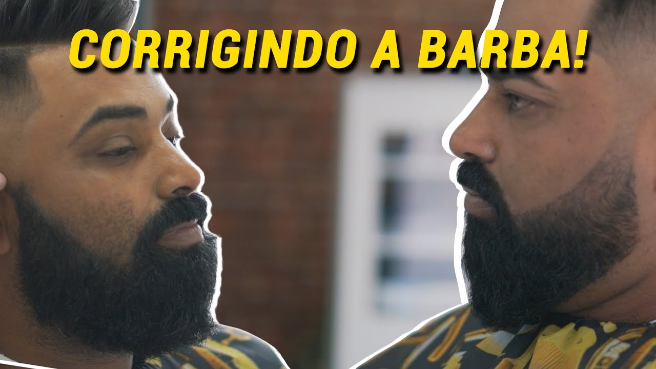 BARBA- Incr&iacute;vel transforma&ccedil;&atilde;o degrad&ecirc; na barba e como preencher a barba
