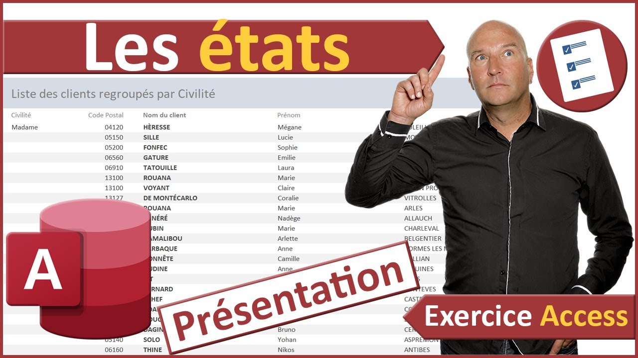 Apprendre à créer des états avec Access